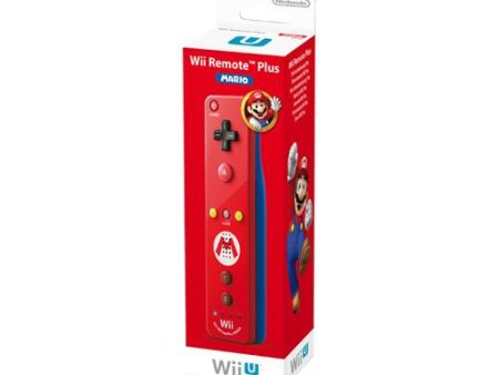 Wii   Wii U Remote Plus  - Edição Especial Mario For Discount