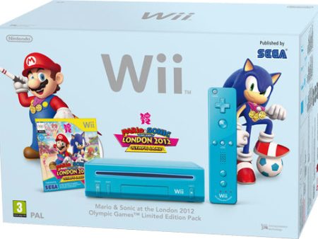 Consola Nintendo Wii (Azul) + Mario & Sonic at the London 2012 Olympic Games on Sale