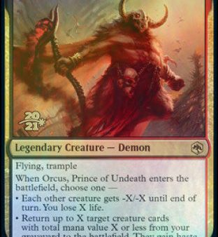 Orcus, Prince of Undeath [Dungeons & Dragons: Adventures in the Forgotten Realms Prerelease Promos] For Discount