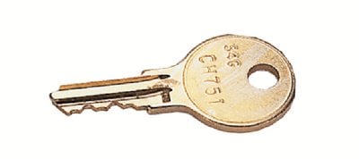 JR Products - REPLACEMENT HURD KEY 751 PKG-2,REPLACEMENT HURD KEY - 751A Fashion